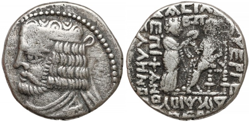 Partia, Vardanes II Tetradrachma, 55-58r. n.e. Ekbatana
 Wybita pomiędzy 56 a 5...