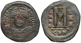 Bizancjum, Justynian I 527-565r. n.e. Follis 545/546r. (19 rok panowania), Konstantynopol