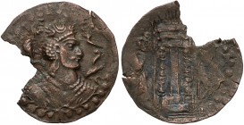 Hunowie Nezak, Drachma Brązowa, 500-620r. n.e.
