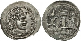 Kidarites, Imitacja drachmy w stylu sasanidzkim, V-VI wiek n.e.