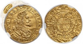 Austria, Ferdinand III, Ducat Vienna 1657 - very rare
