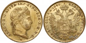 Austria, Ferdinand I, Ducat 1842-A, Vienna