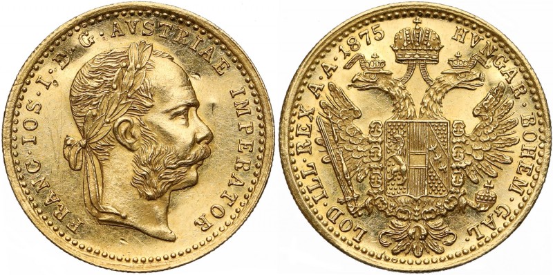 Austria, Franz Joseph I, Ducat 1875
Austria, Franciszek Józef I, Dukat 1875
 L...