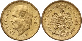 Mexico, 5 pesos 1906-M