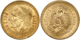 Mexico, 2 1/2 pesos 1919