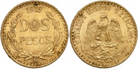 Mexico, 2 pesos 1919 Mo, Mexico City