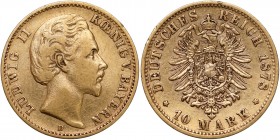 Germany, Bayern, 10 mark 1878
