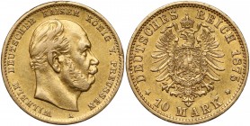 Germany, Preussen, 10 mark 1875