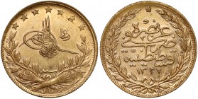 Turkey, Muhammed V, 100 kurush AH1327 year 7 (1915)