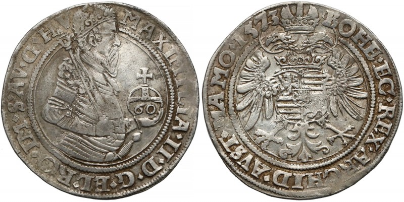 Austria, Maksymilian II, Guldentalar (60 krajcarów) 1573
 Mennica Kuttenberg. ...