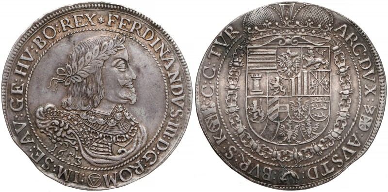 Austria, Ferdynand III, Talar Wiedeń 1653
 Ładny, choć z miejscowym śladem drap...