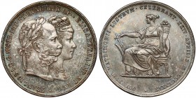 Austria, Franciszek Józef I, 2 guldeny 1879 - Srebrne gody