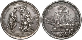 The House of Habsburg, Leopold I, Medal The Siege and Liberation of Ofen [Buda] and the Victories over the Turks 1686 RRR