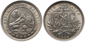 Bolivia, 10 centavos 1936