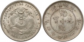 Chiny, Kwang-Tung, 20 centów (1 mace i 4.4 candareens) bez daty (1890-1908)