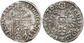 Czechy, Heinrich Schick, 3 krajcary 1630 SA