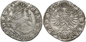 Czechy, Ferdynand III, 3 krajcary 1643, Praga