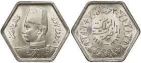 Egypt, Farouk, 2 qirsh AH1363 (1944)