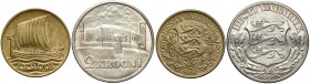 Estonia, 1 kroon 1934 i 2 krooni 1930 (2szt)
