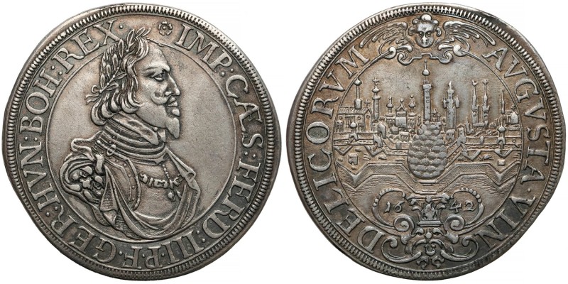 Germany, Augsburg, Ferdinand III, Taler 1642
Niemcy, Augsburg, Ferdynand III, T...