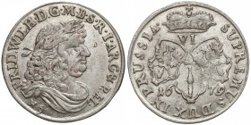 Germany, Preussen, Friedrich Wilhelm, 6 groschen 1679 HS