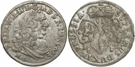 Germany, Preussen, Friedrich Wilhelm, 6 groschen 1681 HS