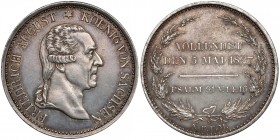 Germany, Sachsen, Posthumous Taler 1827 S