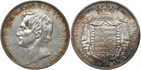 Germany, Sachsen, 2 taler 1855 - Vereins Munze