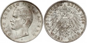 Niemcy, Bawaria, 3 marki 1909-D