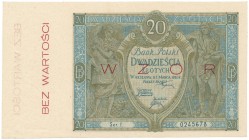 20 złotych 1926 - WZÓR - Ser.I