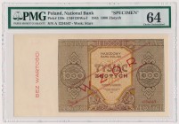 1.000 złotych 1945 - WZÓR - Ser.A 1234567