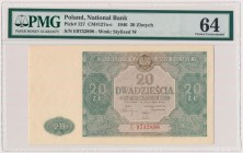 20 złotych 1946 - E - duża litera