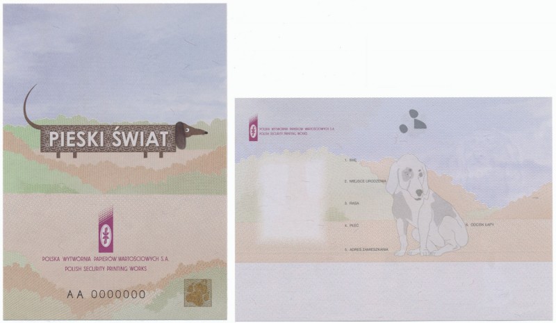 PWPW Pieski Świat 2007 - karty paszportowe
 Nie jest to bynajmniej fragment pas...