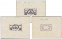 Syria Full set of 3x FACE PROOFS 5 Piastres 1942