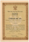 5% Państwowa Poż. Konwersyjna 1926, Obligacja 500 zł