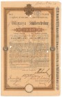 Lwów, Poż. król. stoł. miasta, Obligacja 1.000 kr 1896