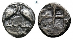 Macedon. Eion circa 480-470 BC. Hemiobol AR