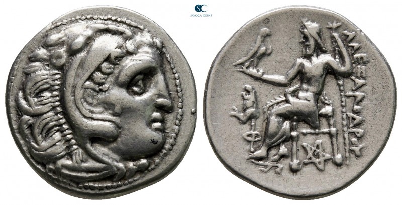 Kings of Macedon. Kolophon. Alexander III "the Great" 336-323 BC. Struck under L...