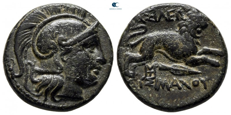 Kings of Thrace. Uncertain mint. Macedonian. Lysimachos 305-281 BC. 
Bronze Æ
...