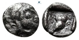 Attica. Athens 485-480 BC. Hemiobol AR