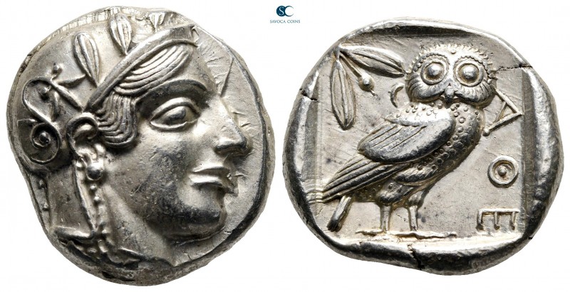 Attica. Athens 470-465 BC. Transitional issue
Tetradrachm AR

23 mm., 17,21 g...