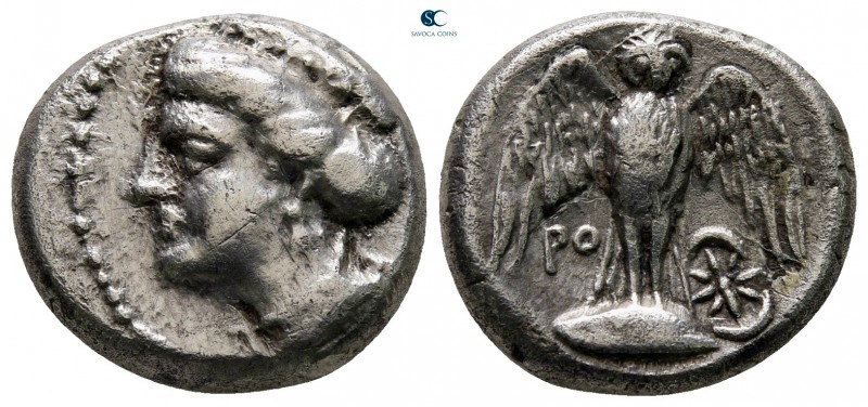 Pontos. Amisos (as Peiraieos) circa 370-300 BC. 
Siglos-Drachm AR

17 mm., 5,...