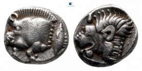 Mysia. Kyzikos circa 525-475 BC. Obol AR