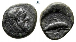 Mysia. Pordosilene 400-380 BC. Bronze Æ