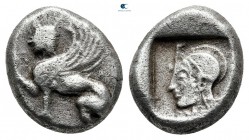 Troas. Gergis circa 500 BC. Tetrobol AR