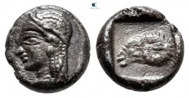 Troas. Kebren circa 500 BC. Diobol AR