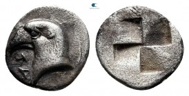 Aeolis. Kyme  circa 480-450 BC. Hemiobol AR