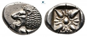 Ionia. Miletos  circa 600-500 BC. Diobol AR