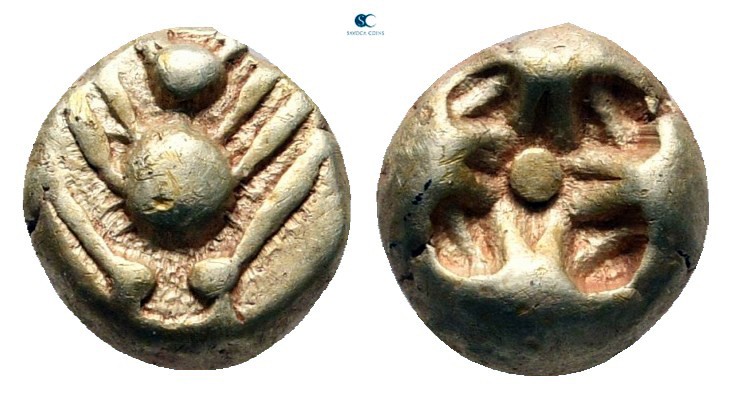 Ionia. Uncertain mint 600-550 BC. Lydo-Milesian standart
Hemihekte-1/12 Stater ...
