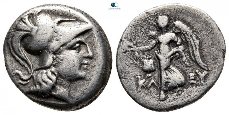 Pamphylia. Side 183-175 BC. Kleuch- (KΛΕY-), magistrate
Drachm AR

18 mm., 3,...